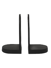 Fifty Five South Set of 2 Black Rubi Arched Bookends - Image 2 of 6