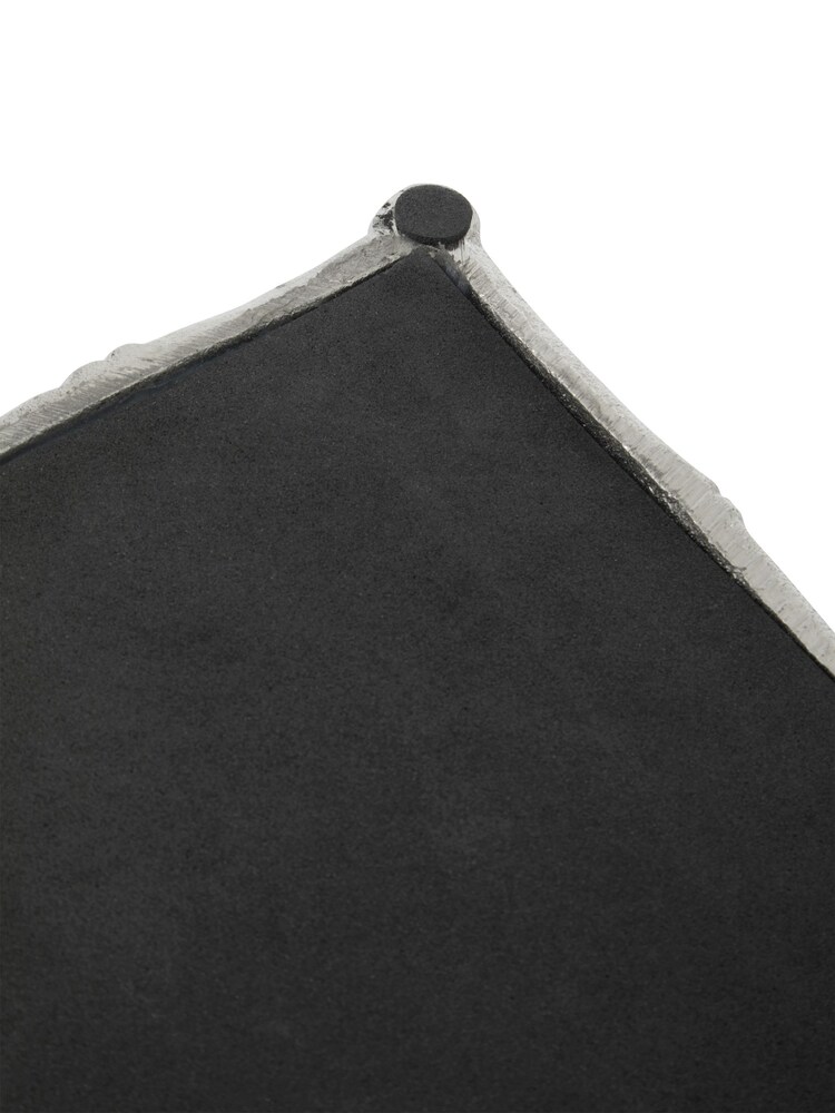 Fifty Five South Silver Hiba Bamboo Effect Mirrored Tray - Image 6 of 6