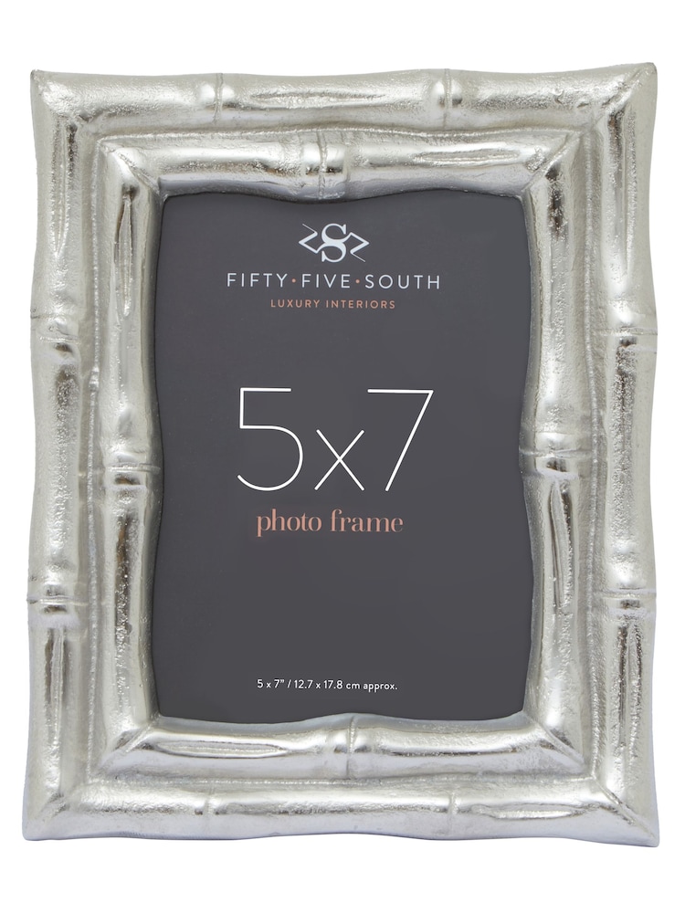 Fifty Five South Silver Hiba Photo Frame - Image 1 of 6 Fifty Five South Silver Hiba Photo Frame - Image 1 of 6