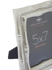 Fifty Five South Silver Hiba Bamboo Effect Photo Frame - Image 3 of 6