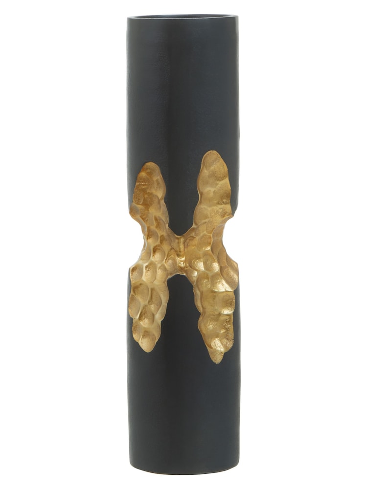 Fifty Five South Black Daito Aluminium Candle Holder - Image 1 of 6