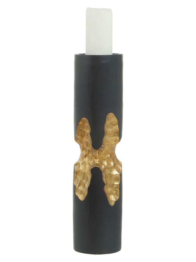 Fifty Five South Black Daito Aluminium Candle Holder - Image 2 of 6