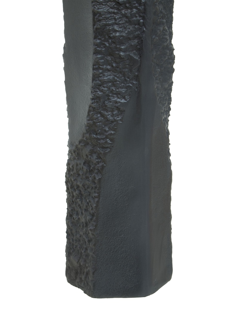 Fifty Five South Grey Dante Textured Vase - Image 5 of 5 Fifty Five South Grey Dante Textured Vase - Image 5 of 5