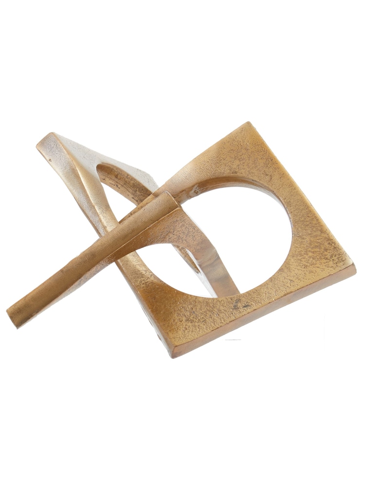 Fifty Five South Gold Prato Abstract Ornaments Sculpture - Image 1 of 1 Fifty Five South Gold Prato Abstract Ornaments Sculpture - Image 1 of 1