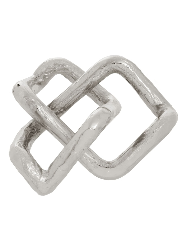 Fifty Five South Silver Kensington Townhouse Ornaments Sculpture - Image 1 of 5