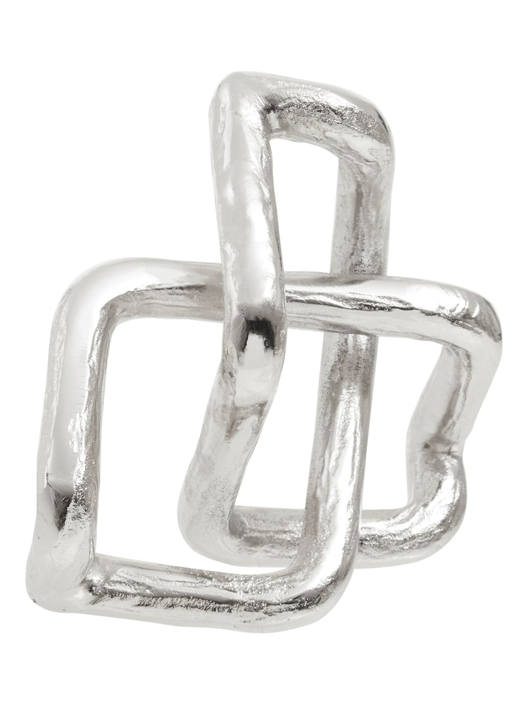 Fifty Five South Silver Kensington Townhouse Ornaments Sculpture - Image 2 of 5