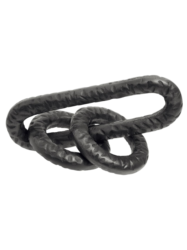 Fifty Five South Grey Prato Chain Ornaments Sculpture - Image 1 of 2 Fifty Five South Grey Prato Chain Ornaments Sculpture - Image 1 of 2
