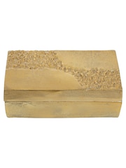 Fifty Five South Gold Dante Textured Trinket Box - Image 2 of 5