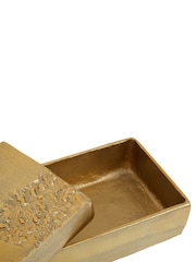 Fifty Five South Gold Dante Textured Trinket Box - Image 3 of 5