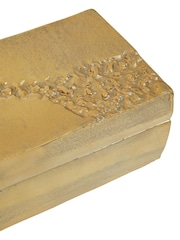 Fifty Five South Gold Dante Textured Trinket Box - Image 5 of 5