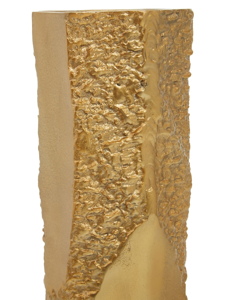 Fifty Five South Gold Dante Textured Vase - Image 4 of 5