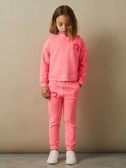 Sudadera con capucha de mezcla de algodón con logotipo extragrande Kelly de Reiss - Imagen 1 de 5