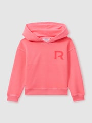 Sudadera con capucha de mezcla de algodón con logotipo extragrande Kelly de Reiss - Imagen 2 de 5