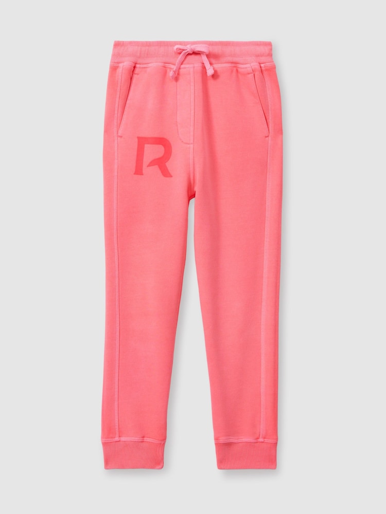 Reiss Kelly Oversized Logo Cotton Blend Drawstring Joggers - Imagen 2 de 5