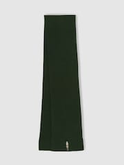 Reiss Emerald Green Cornelius Christmas Nutcracker-Embroidered Hat and Scarf Set - Image 2 of 4