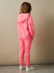 Reiss Kelly Oversized Logo Cotton Blend Drawstring Joggers - Imagen 4 de 5