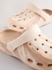 Neutral Marble Comfort Clogs - Image 2 of 4