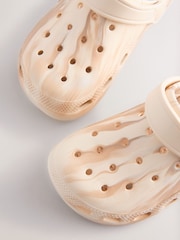 Neutral Marble Comfort Clogs - Image 3 of 4