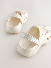 White Butterfly Clogs - Image 3 of 5