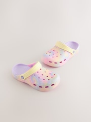 Rainbow Tie Dye Comfort Clogs - Image 1 of 7