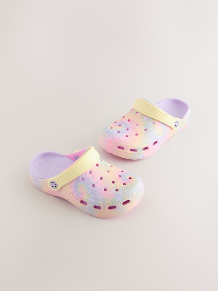 Rainbow Tie Dye Comfort Clogs - Image 1 of 7