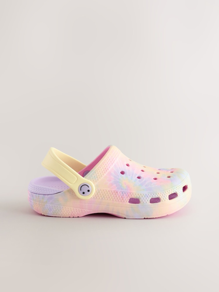 Rainbow Tie Dye Comfort Clogs - Image 2 of 7
