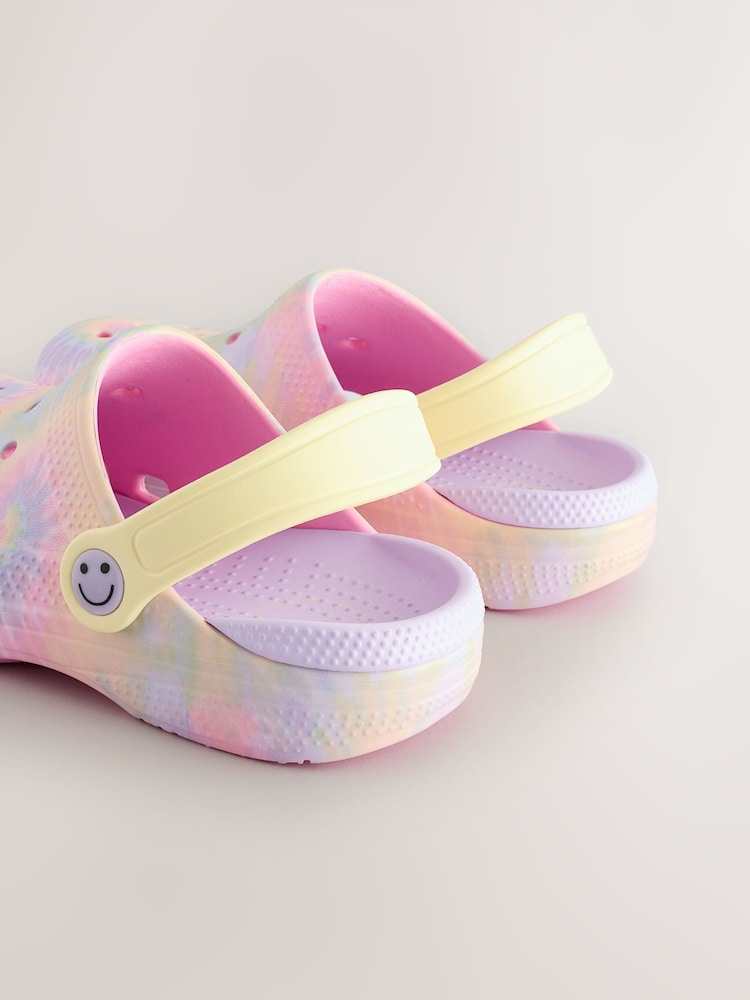 Rainbow Tie Dye Comfort Clogs - Image 6 of 7