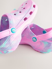 Pink Heart Marble Clogs - Image 4 of 5