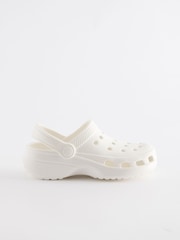 White Neutral Clogs - Image 2 of 5