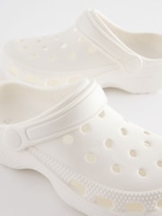 White Neutral Clogs - Image 5 of 5
