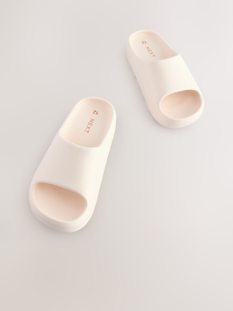 Bone White Chunky Sliders - Image 1 of 6