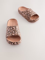 Animal Print Chunky Sliders - Image 1 of 6