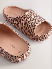 Animal Print Chunky Sliders - Image 3 of 6