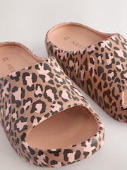 Animal Print Chunky Sliders - Image 5 of 6
