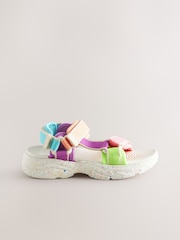Bright Chunky Touch and Close Fastening Trekker Sandals - Image 2 of 5