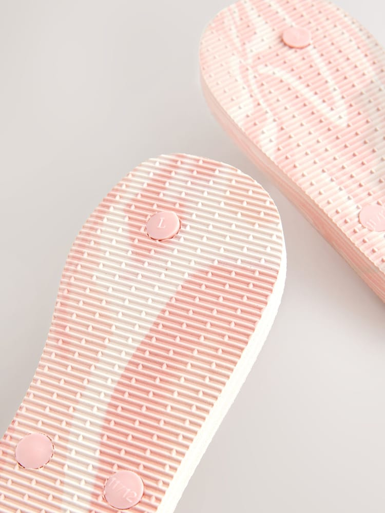 Marmordruck, Pink - Flip-Flops - Bild 5 von 5 Marmordruck, Pink - Flip-Flops - Bild 5 von 5