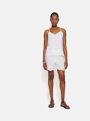 Jigsaw White Broderie Anglaise 100% Cotton Cami - Image 3 of 7