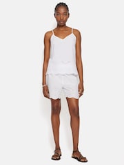 Jigsaw White Broderie Anglaise 100% Cotton Cami - Image 6 of 7