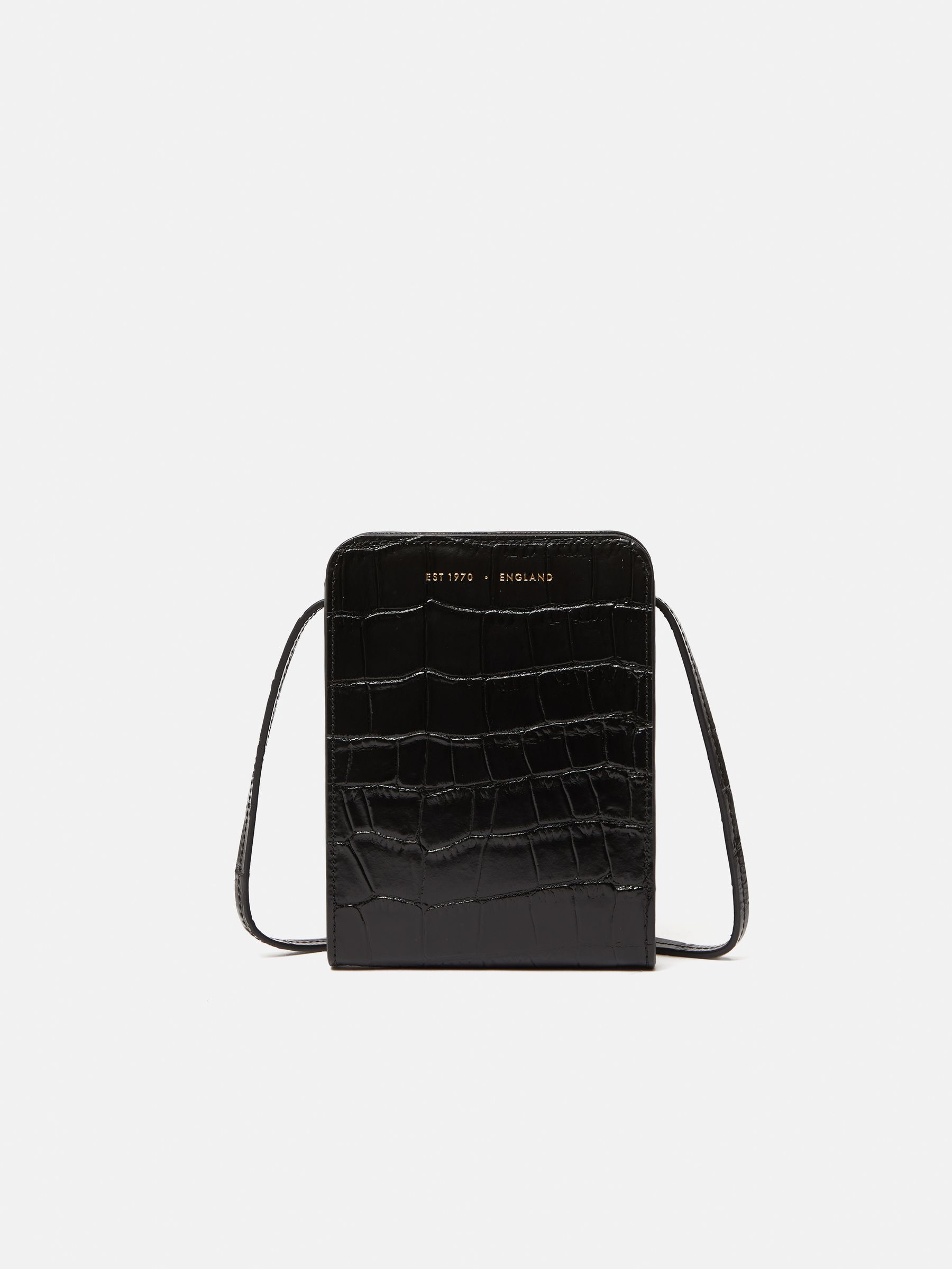 信頼も高い Phone Cross-Body Leather Black Jigsaw Buy Bag Next from 小物