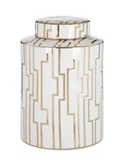 Fifty Five South Kya Ceramic Jar with Lid - Imagen 2 de 4