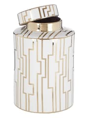 Fifty Five South Kya Ceramic Jar with Lid - Imagen 3 de 4