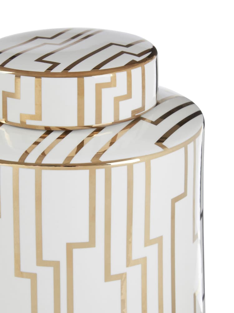 Fifty Five South Kya Ceramic Jar with Lid - Imagen 4 de 4