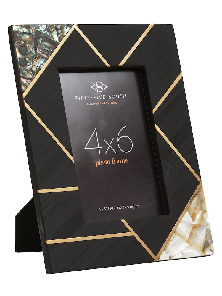 Moldura de ardósia Fifty Five South Oriana com incrustações de madrepérola - Imagem 2 de 6