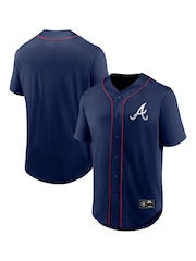 Fanatics Blue MLB Atlanta Braves Foundations Fashion Top - Image 1 of 3