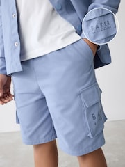 Baker by Ted Baker Woven Cargo 100% Cotton Shorts - Image 1 of 20