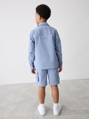 Baker by Ted Baker Woven Cargo 100% Cotton Shorts - Image 12 of 20