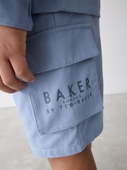 Baker by Ted Baker Woven Cargo 100% Cotton Shorts - Image 14 of 20