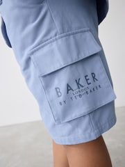 Baker by Ted Baker Woven Cargo 100% Cotton Shorts - Image 9 of 20