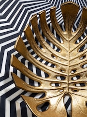 Fifty Five South Gold Prato Monstera Leaf Dish - Image 2 of 6