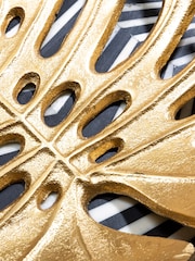 Fifty Five South Gold Prato Monstera Leaf Dish - Image 3 of 6